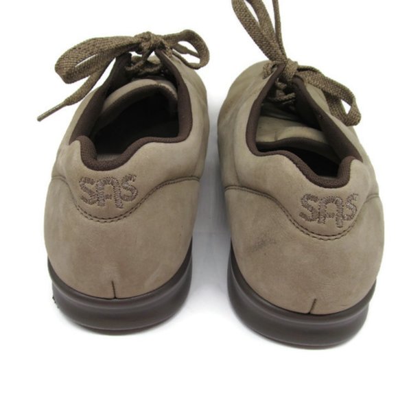 SAS Free Time Tripad Comfort  Brown Suede Lace Up - Picture 3 of 8